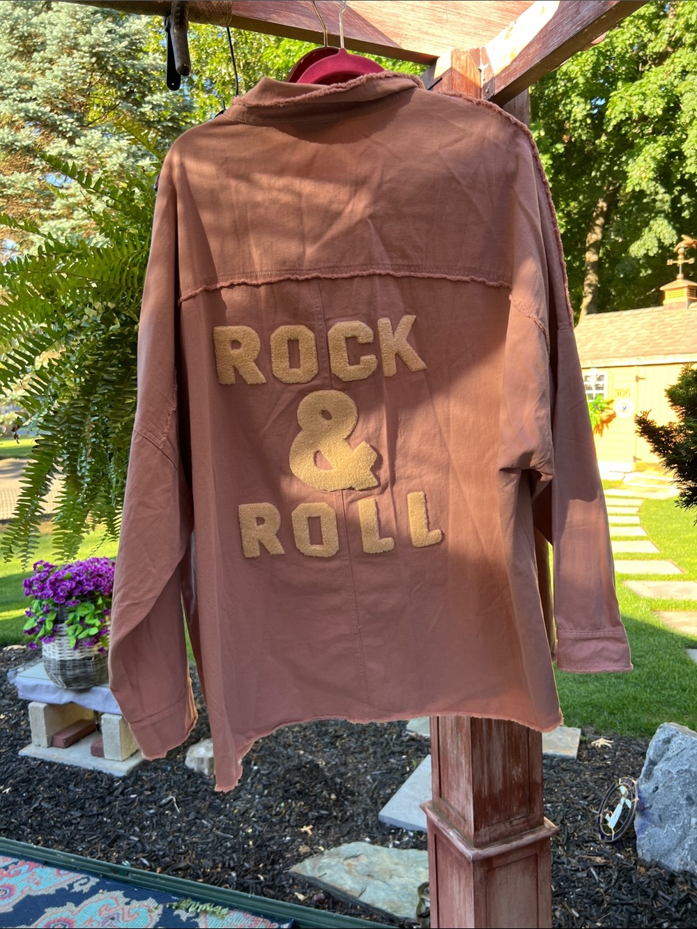 Mauve Utility Shacket - Women's Jackets & Coats